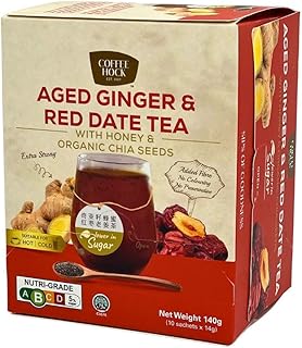 Ginger Red Date Tea with Honey & Chia Seeds Tea Bags